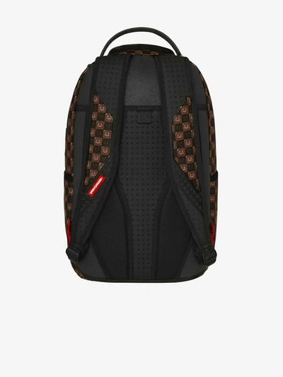 Zaino sharks in paris wtf bubble brown check backpack