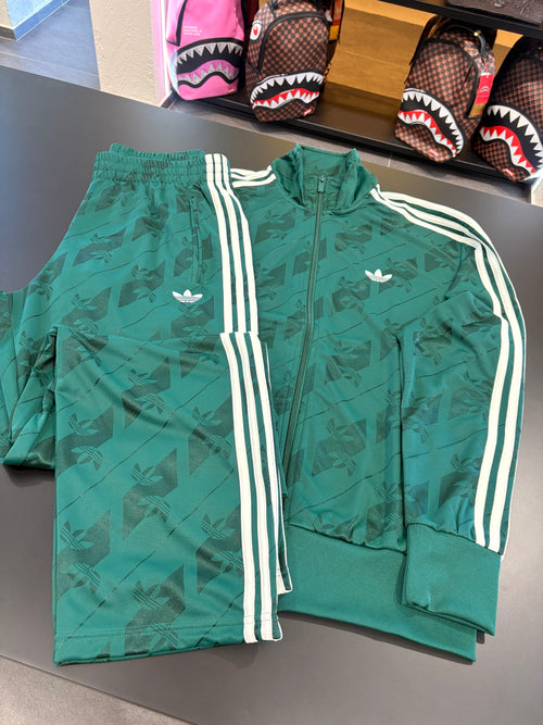 Tuta monogram firebird Adidas Green