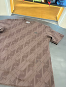 T-shirt brown Adidas monogram