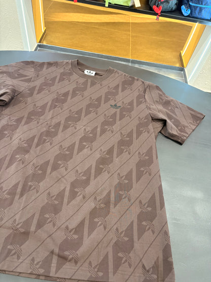 T-shirt brown Adidas monogram