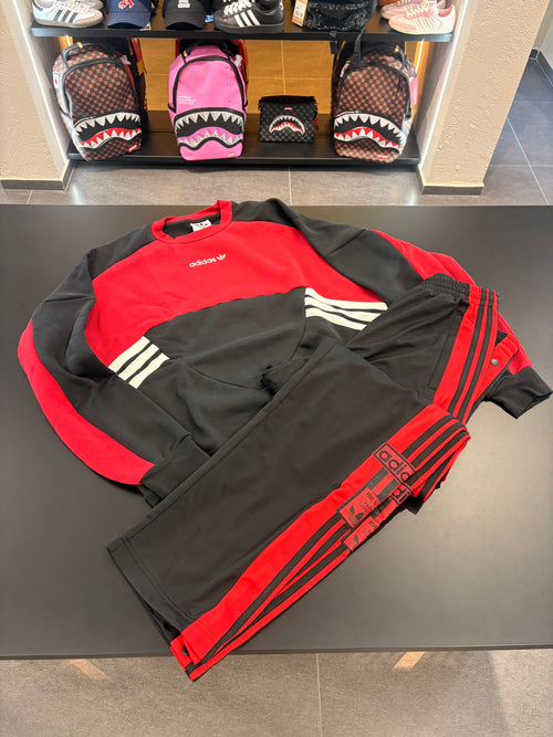 Coordinato adidas 3stripes botton the brand black