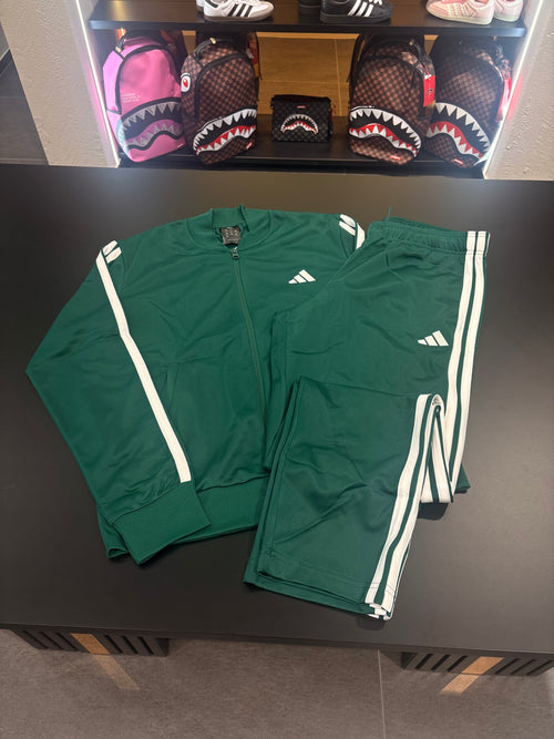 Tuta Adidas donna 3s fleece verde