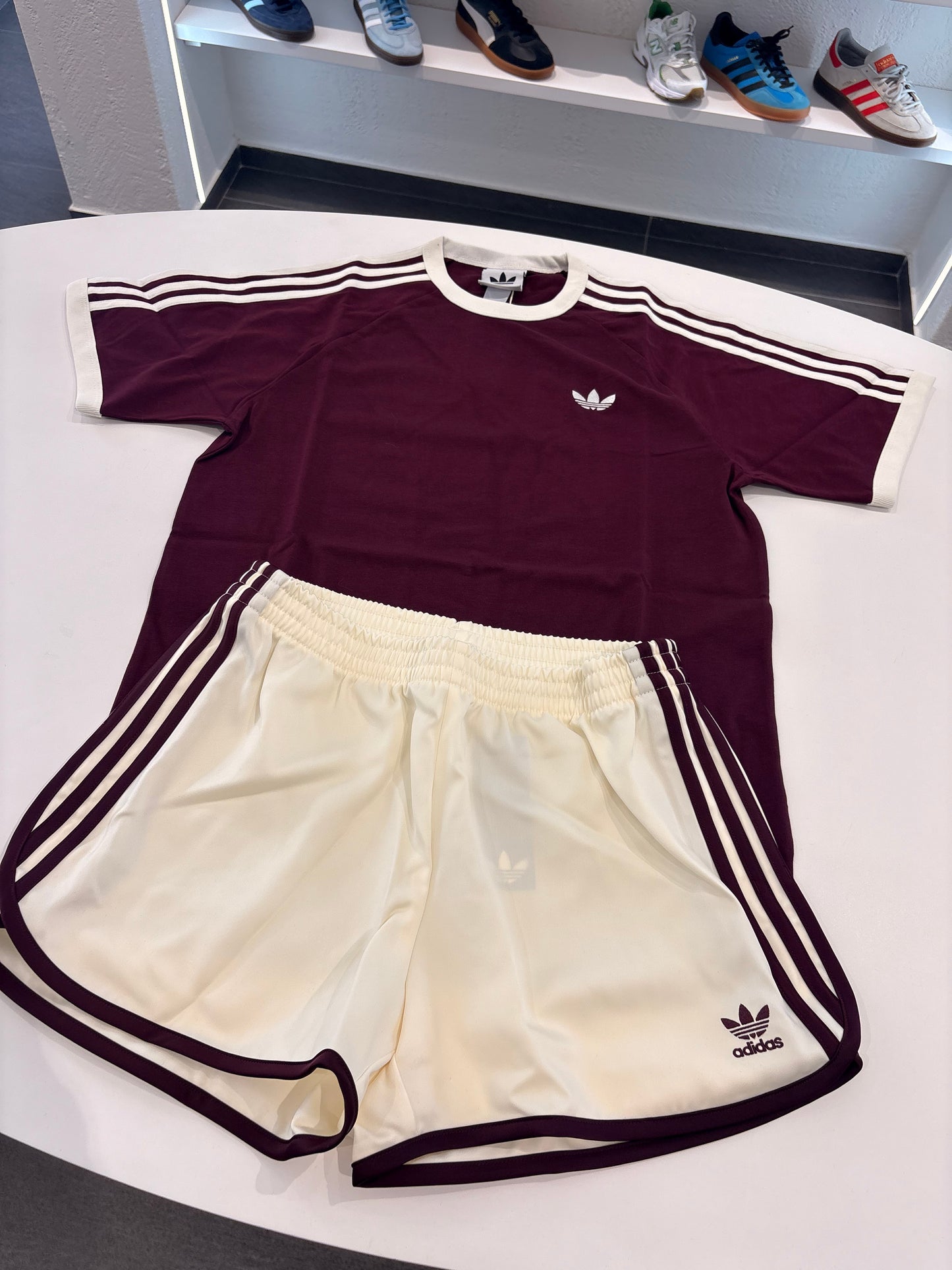Coordinato sprinter bordeaux t-shirt