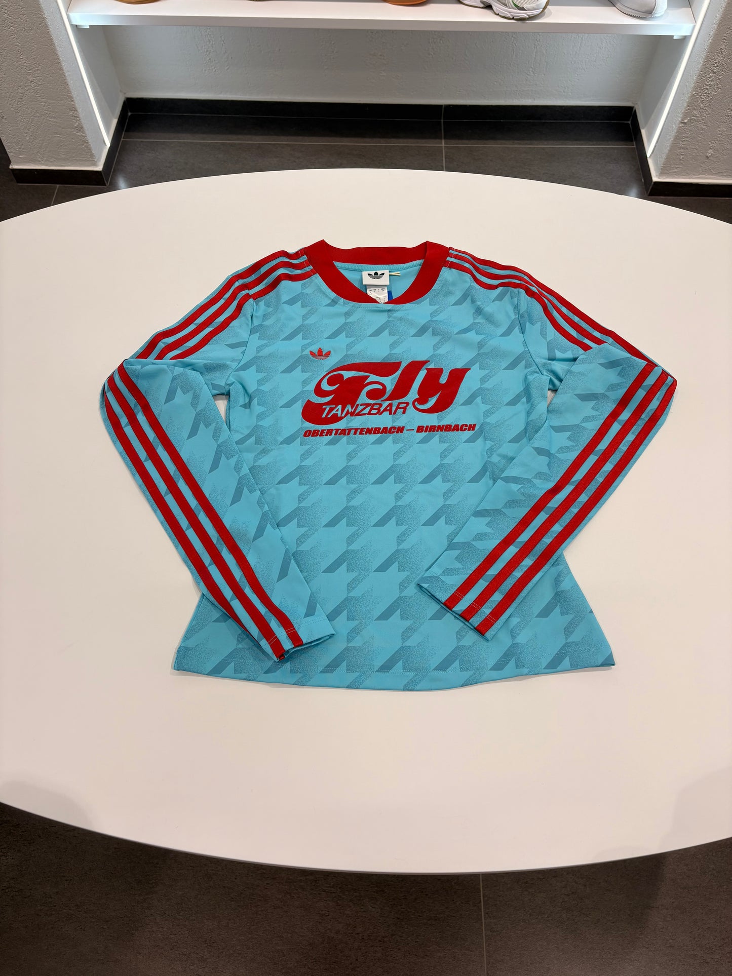 T-shirt Adidas 3 stripes red