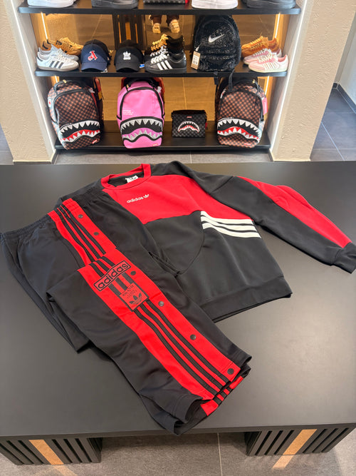 Coordinato adidas 3stripes botton the brand black