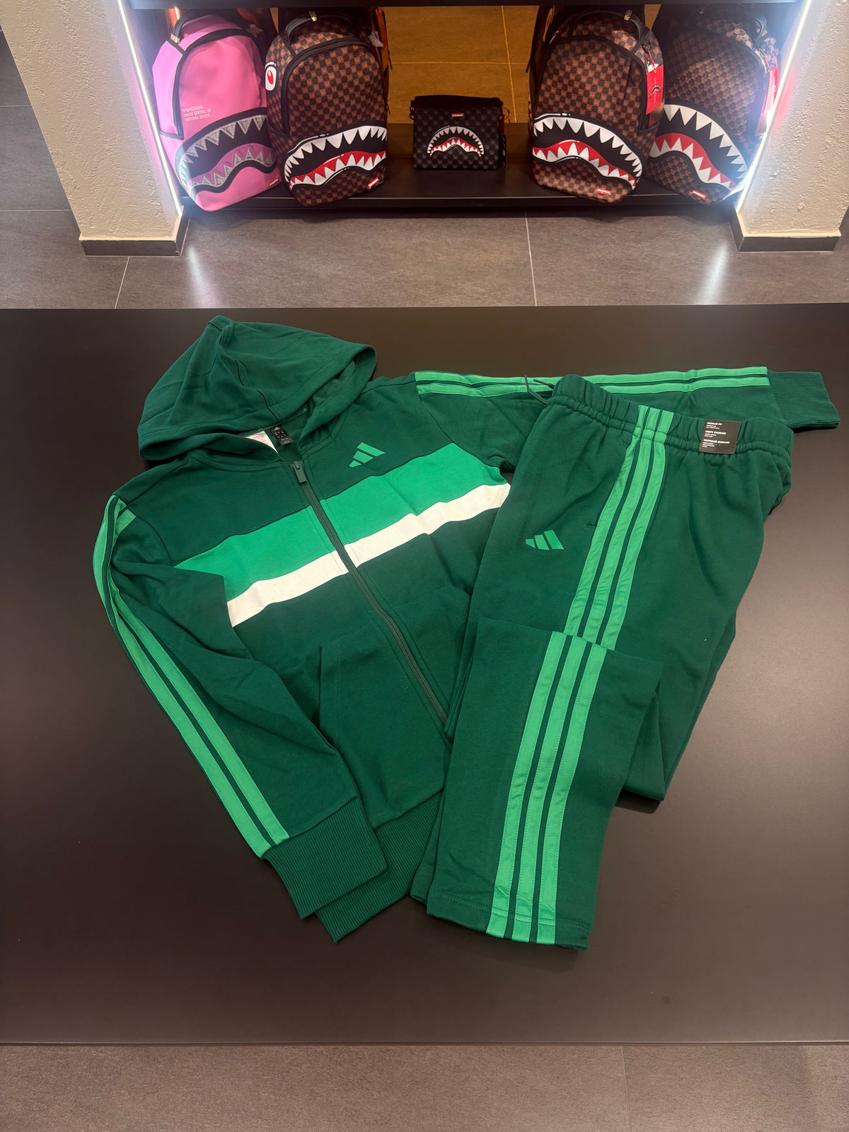 Tuta Adidas tiberio kids Green