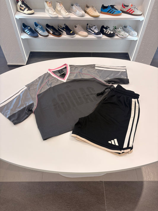 Coordinato mesh stadium bicolore grey