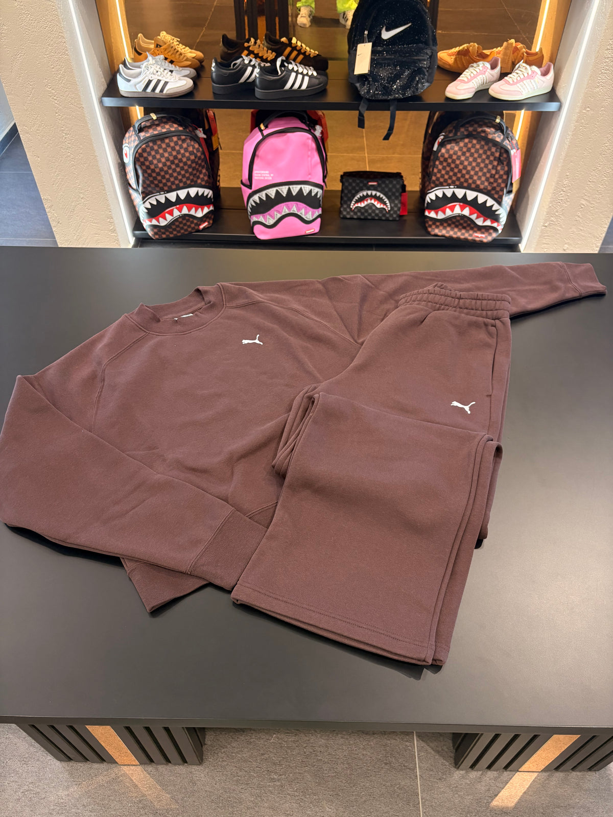 Tuta puma brown fondo largo