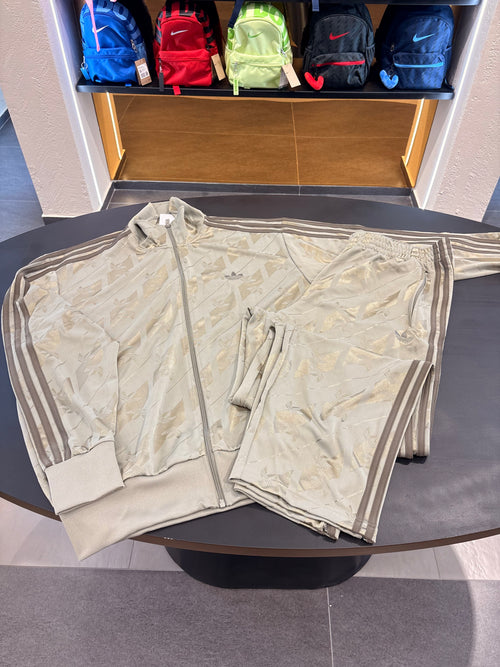 Tuta monogramm firebird Adidas verde