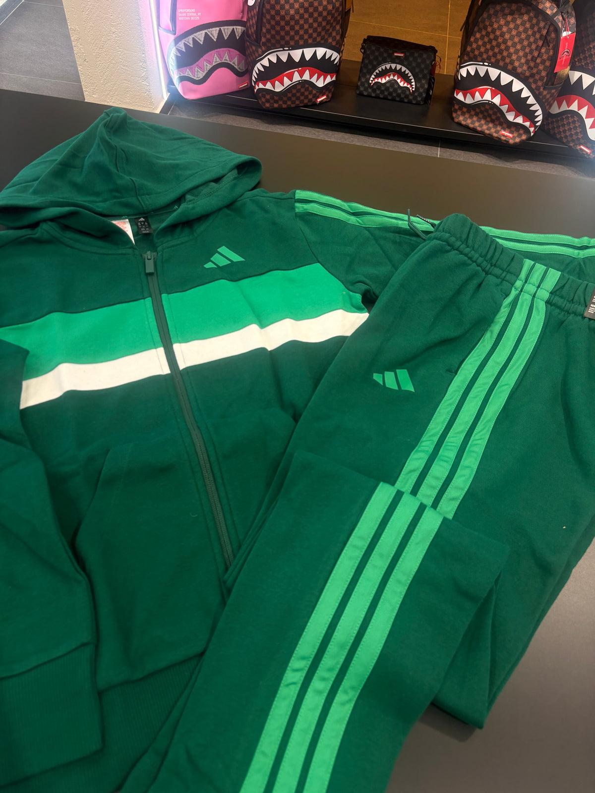 Tuta Adidas tiberio kids Green