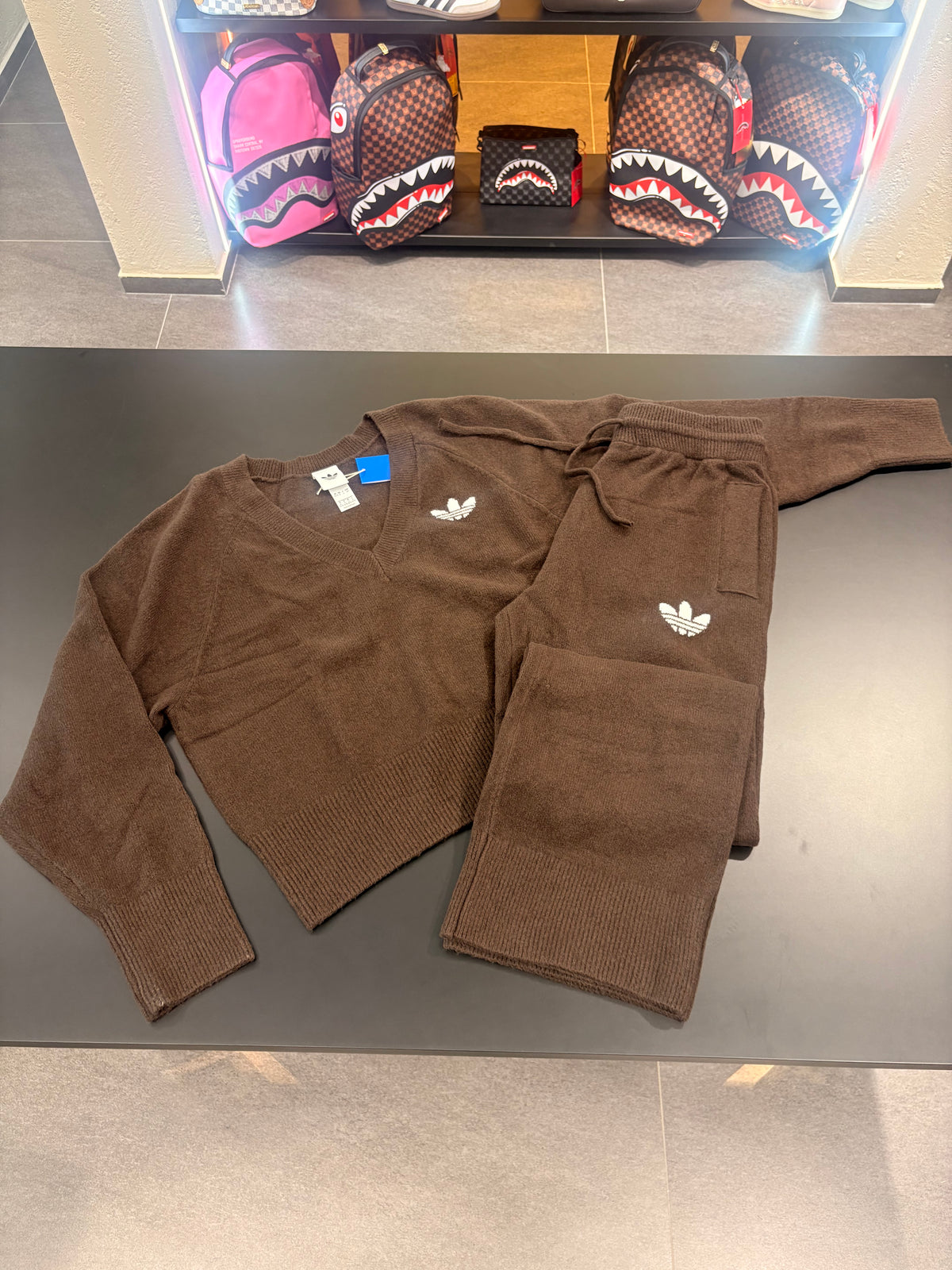 Tuta Adidas tex teddy brown
