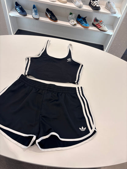Coordinato Adidas canotta total black