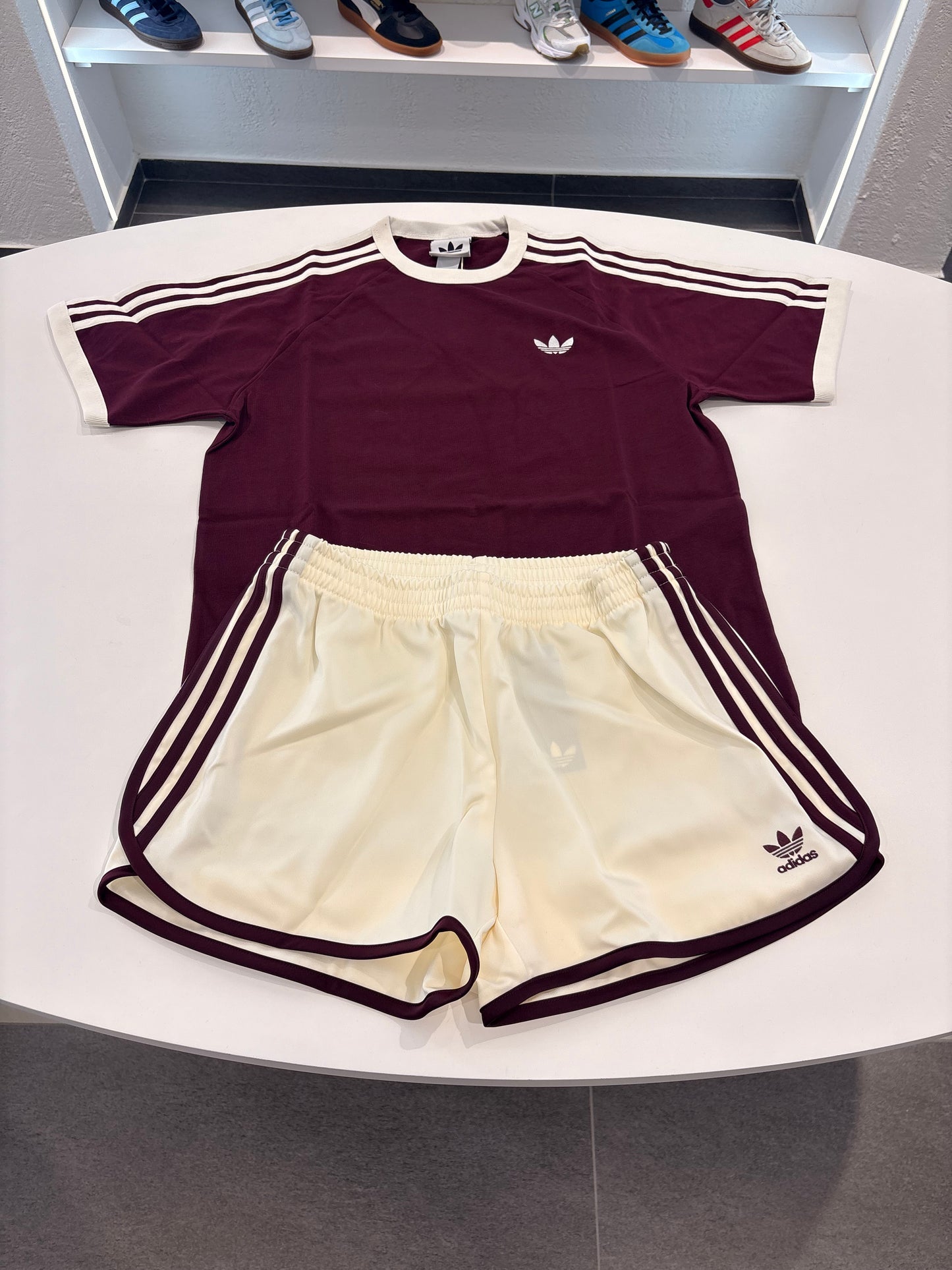 Coordinato sprinter bordeaux t-shirt