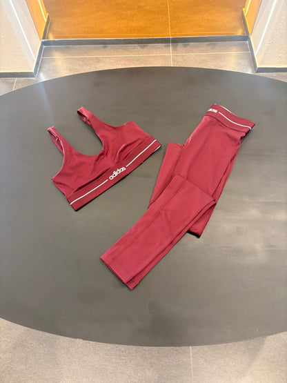 CORDSET tracktop leggings bordeaux