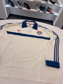 Polo Adidas basket 3lines blu