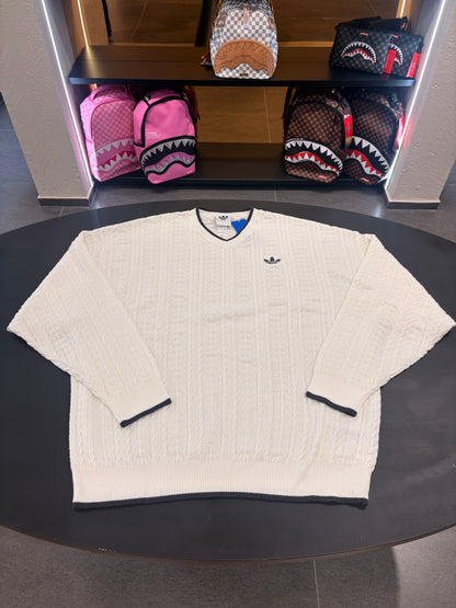 Maglione Adidas cloud white