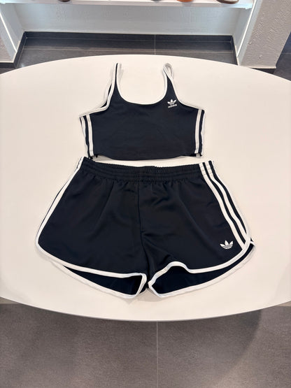 Coordinato Adidas canotta total black