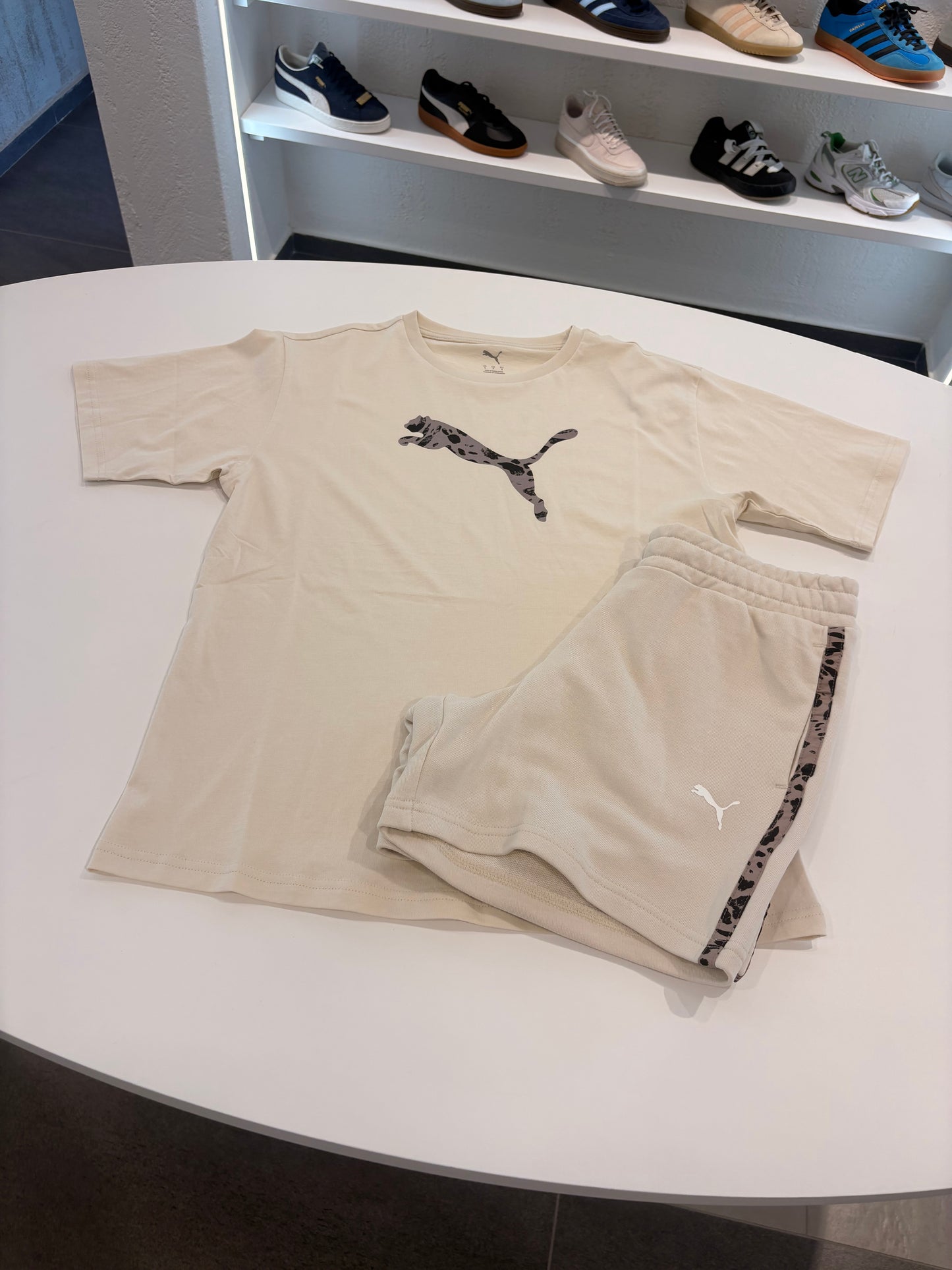 Coordinato Puma beige animalier