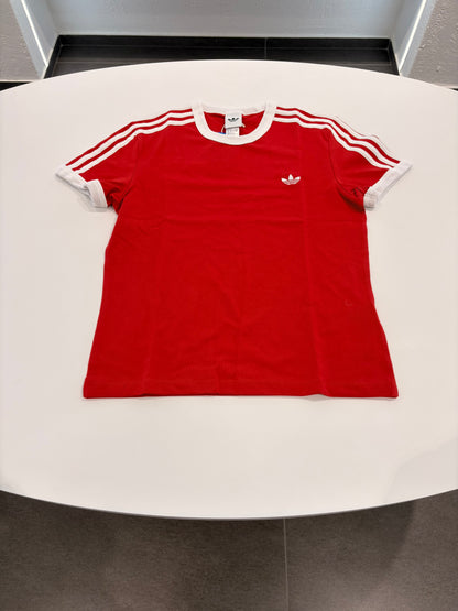 T-shirt Adidas 3 stripes red