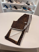 Pantalone tuta Adidas Leopard fondo zip regolabile