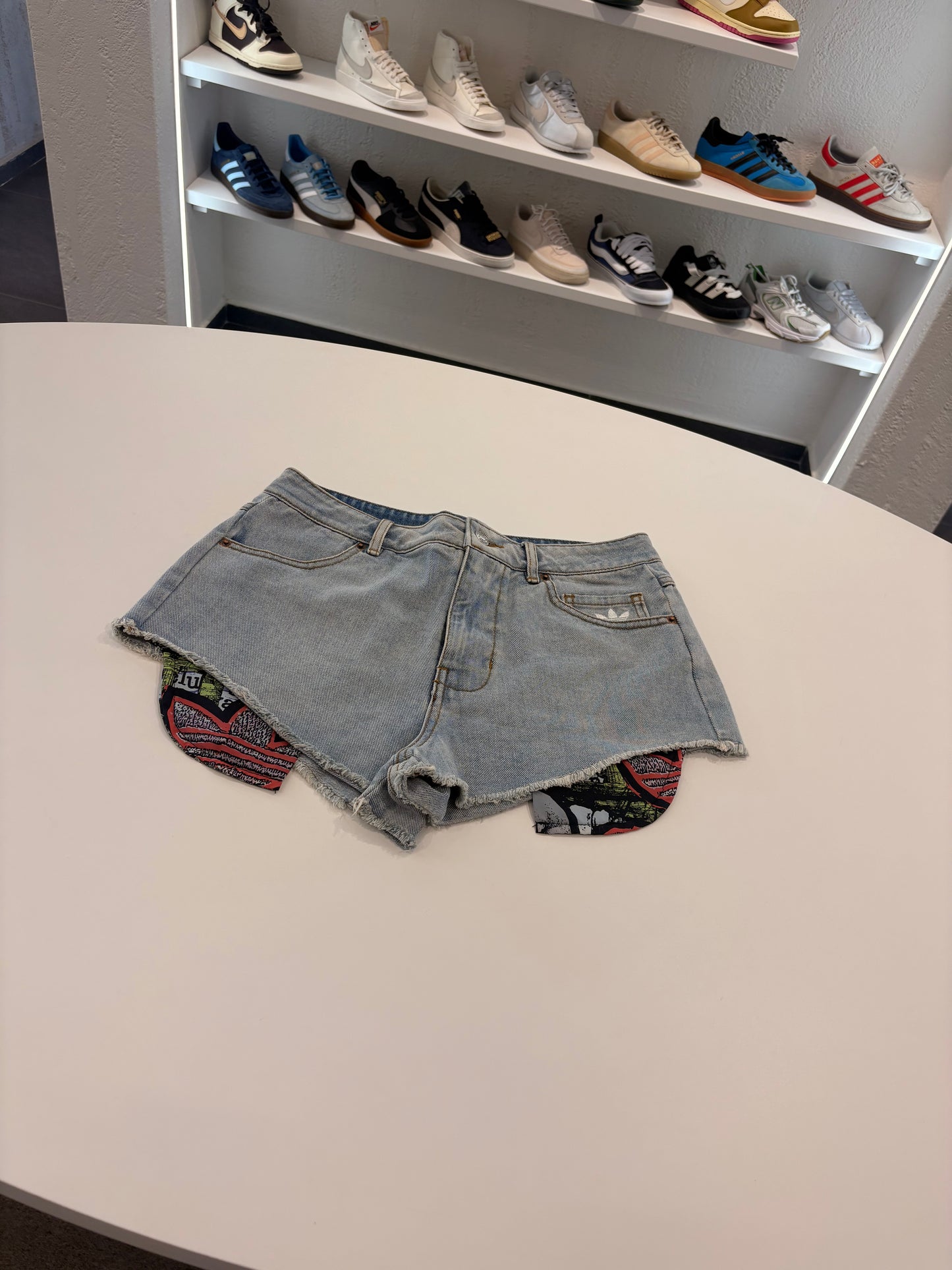 Shorts in jeans Adidas X jeremy scott