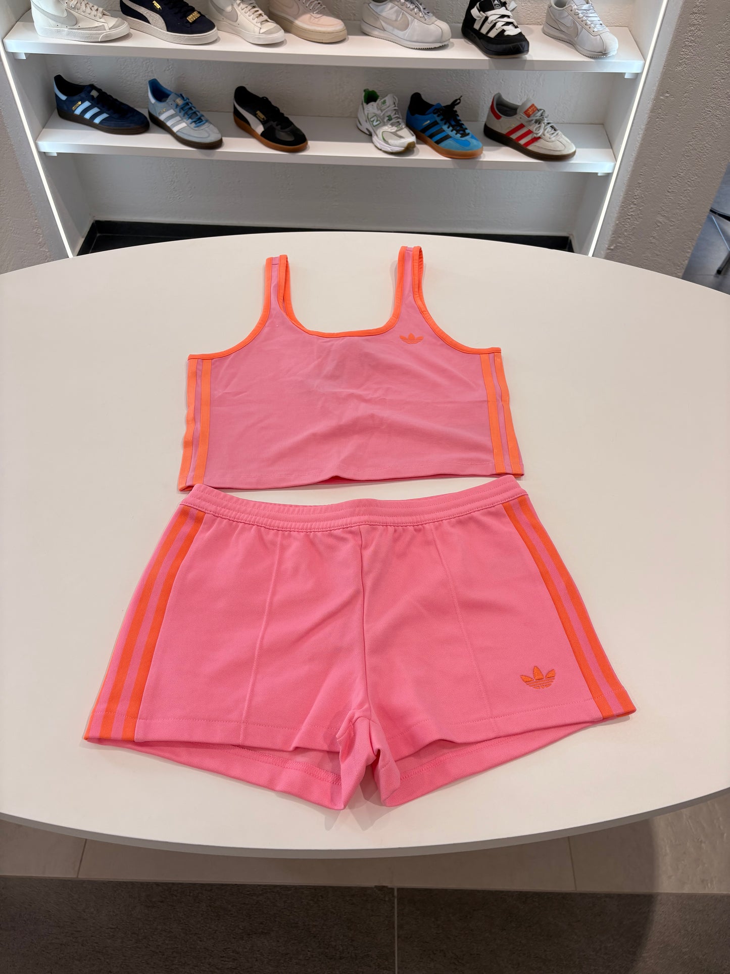 Coordinato Adidas canotta pink/orange