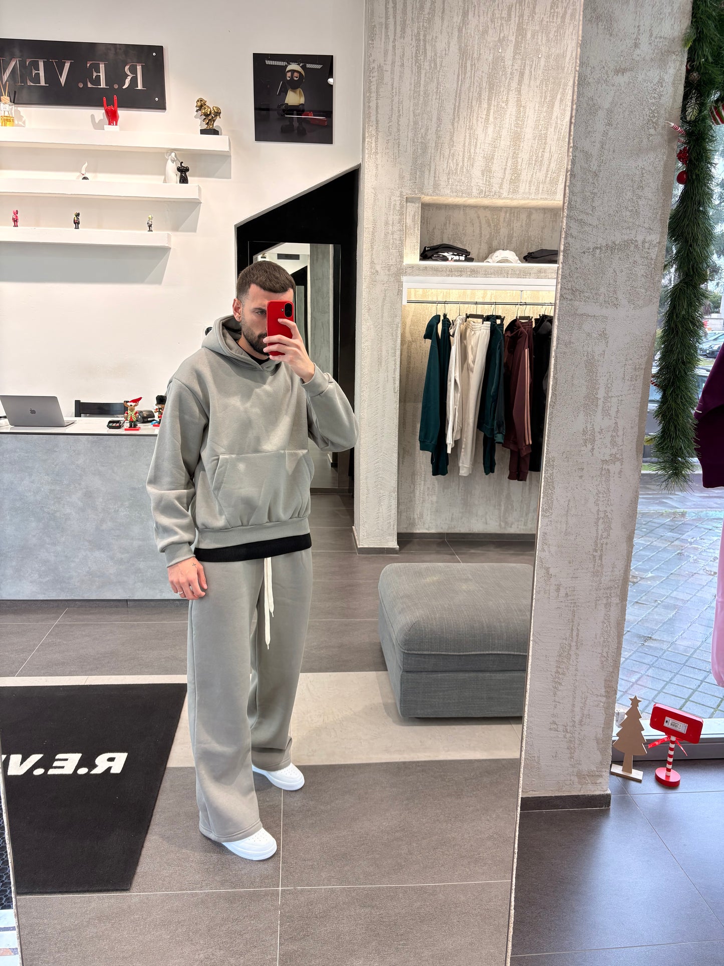 Tuta Unisex Grigio topo