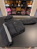 Bomber Puffer Adidas donna crop black
