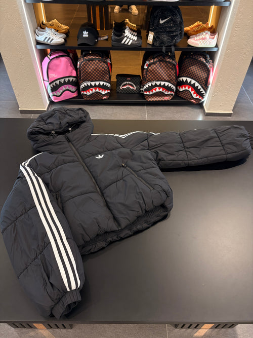 Bomber Puffer Adidas donna crop black