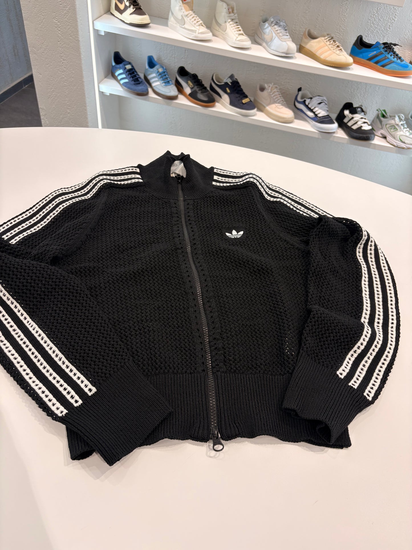 Giacca traforata Adidas black