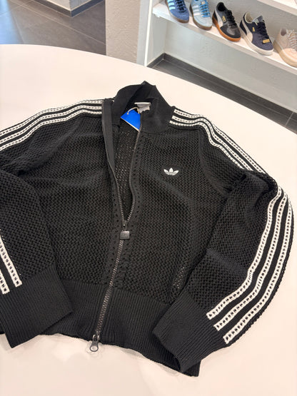 Giacca traforata Adidas black