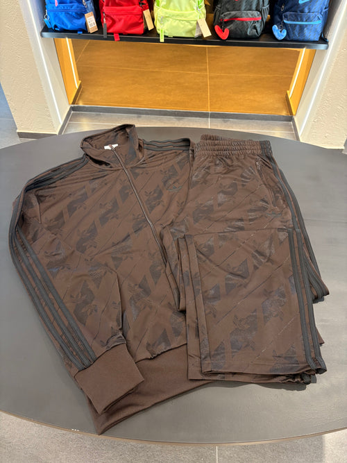 Tuta monogram firebird Adidas brown