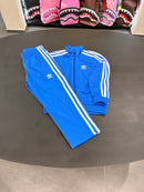 Tuta kids firebird Adidas 3lines blu