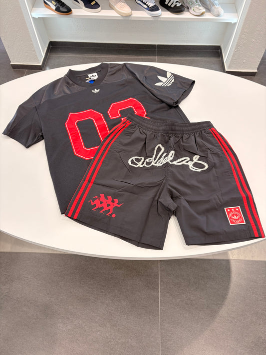 Coordinato Adidas ONE WORLD BLACK/RED