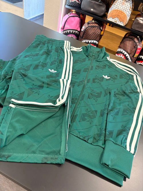 Tuta monogram firebird Adidas Green