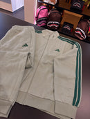 Tuta Adidas felpata verde menta
