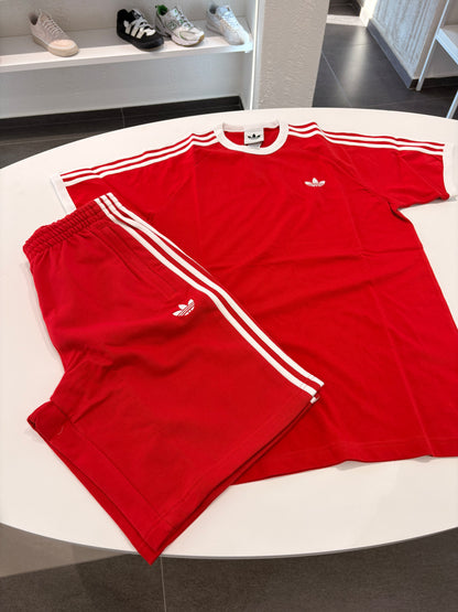 Coordinato estivo Adidas ORIGINALS rosso