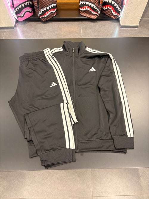 Tuta Adidas Classic 3lines black uomo