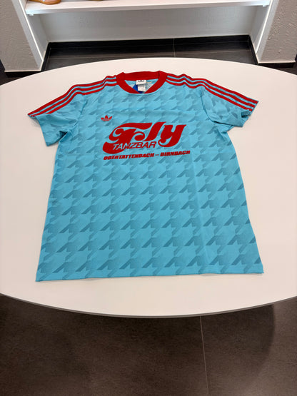 T-shirt Adidas blue glow