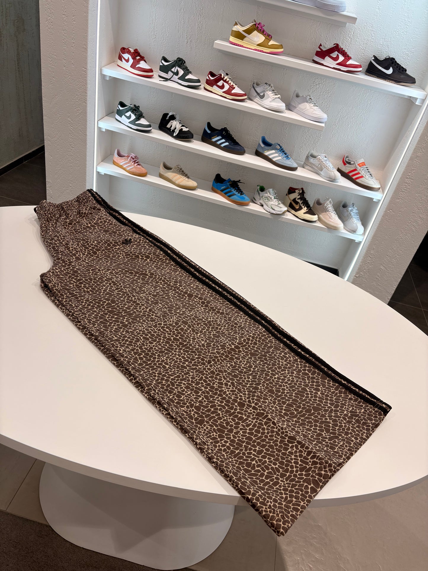 Pant oversized animalier denim