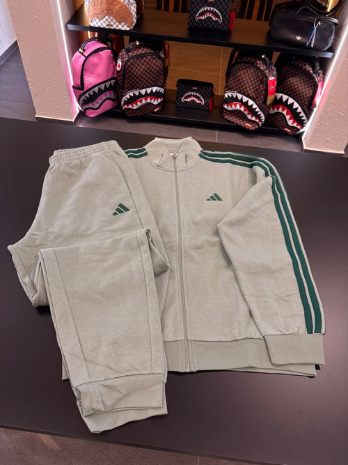 Tuta Adidas felpata verde menta