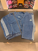 Tuta Adidas in denim blue uomo