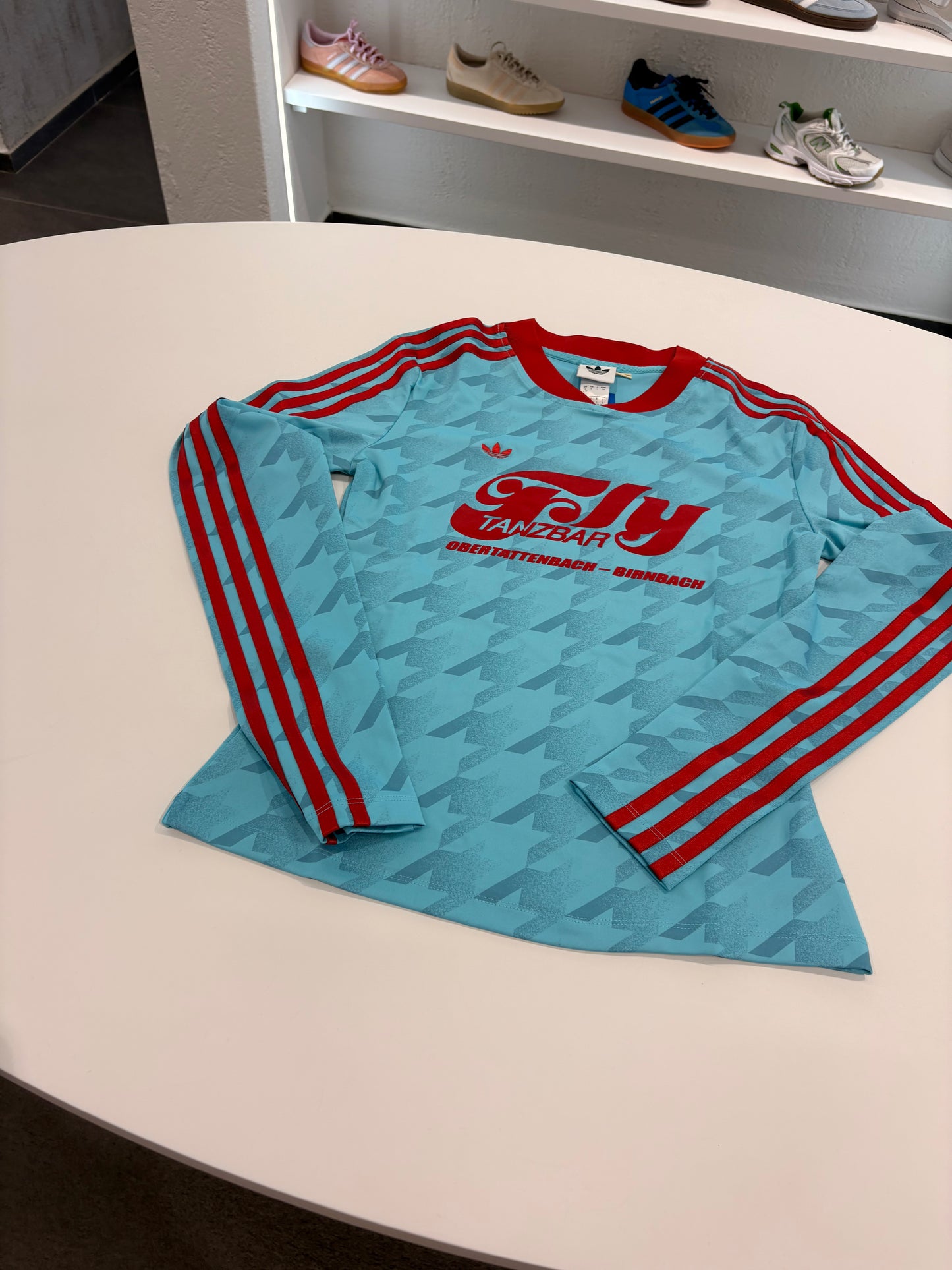 T-shirt Adidas 3 stripes red