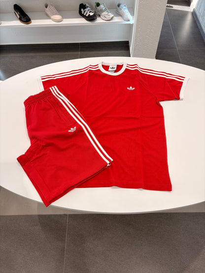 Coordinato estivo Adidas ORIGINALS rosso