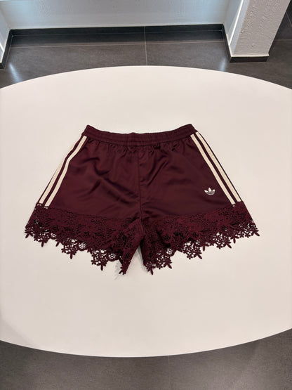Shorts Adidas merletto bordeaux