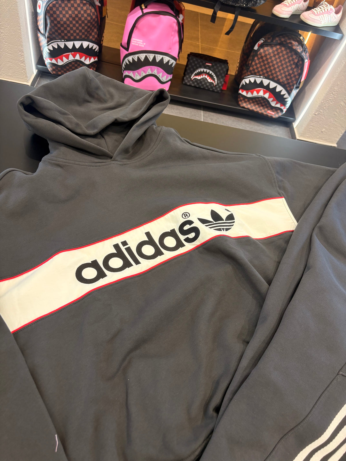 Tuta Adidas New York style cappuccio grey