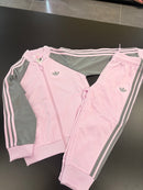 Tuta Adidas kids two color pink