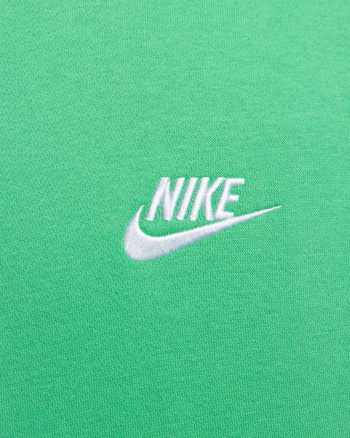 FELPA CON CAPPUCCIO IN PILE NIKE SPORTSWEAR CLUB - VERDE BV2653-363