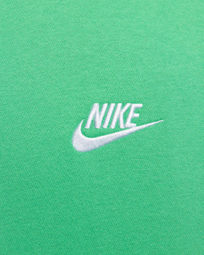 FELPA CON CAPPUCCIO IN PILE NIKE SPORTSWEAR CLUB - VERDE BV2653-363