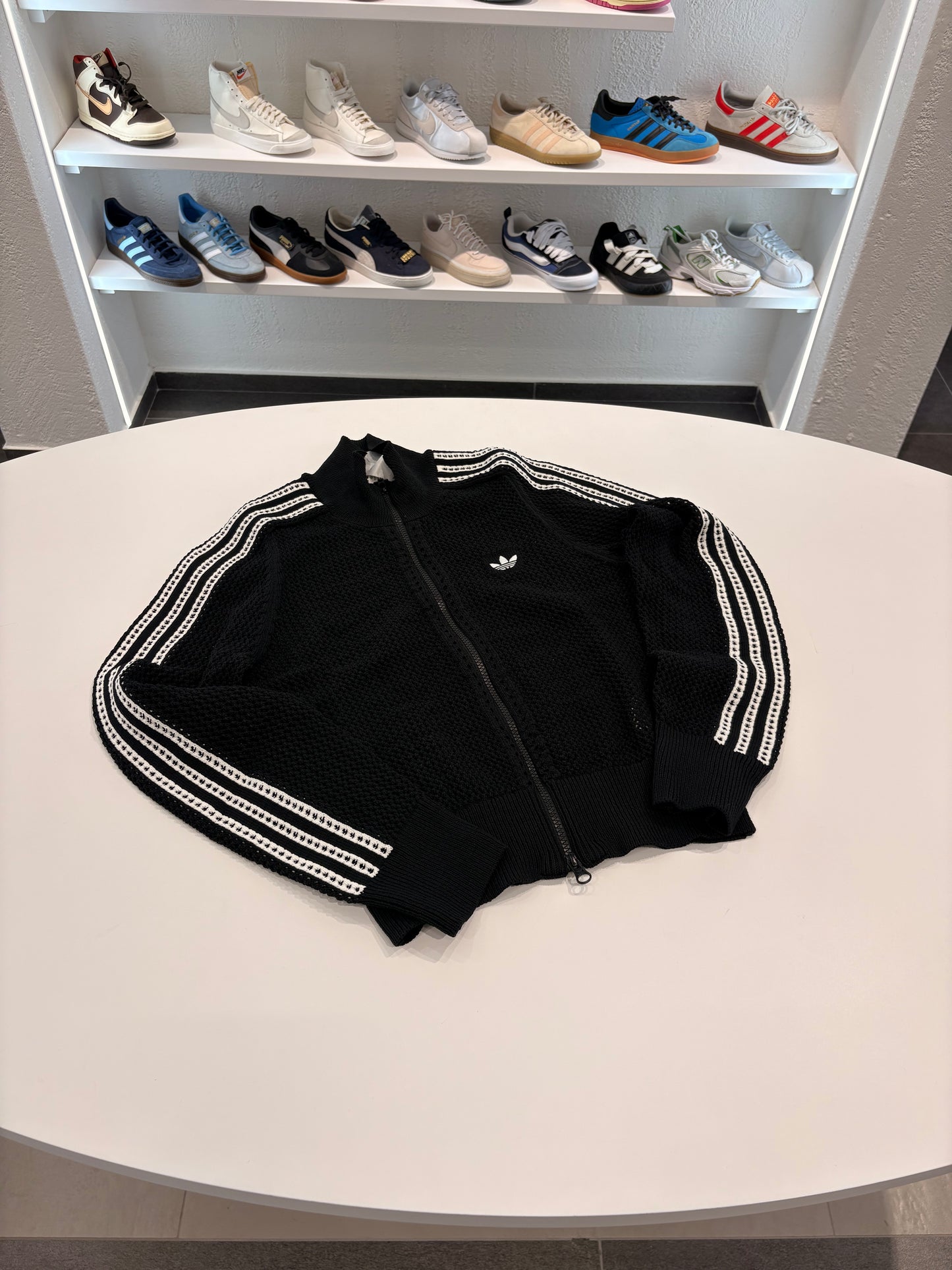 Giacca traforata Adidas black